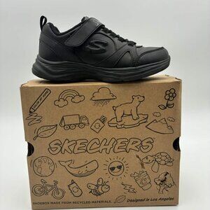 Skechers Glimmer Kicks School Struts Shoes – Black – Kids Size 13